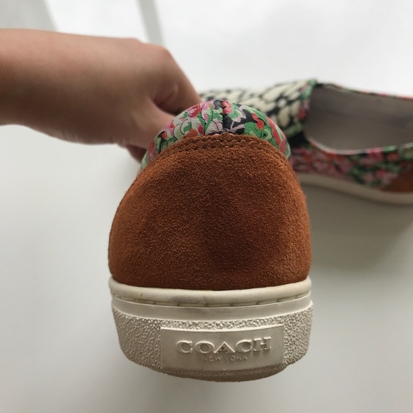 COACH Limited Edition floral-animal print slip-on sneaker - Picture 2 of 4